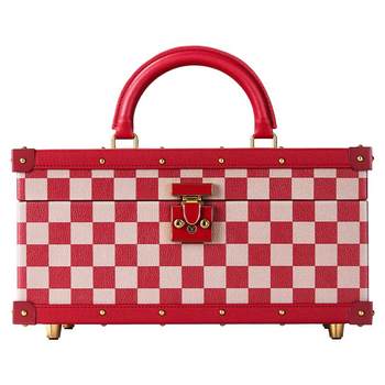 Red jewelry jewelry box wedding new wedding high-end exquisite
