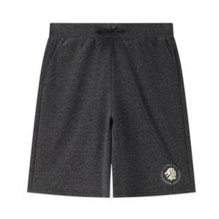 佐丹奴短裤男装黑科技凉感抗菌针织狮王刺绣松紧腰短裤 01104452