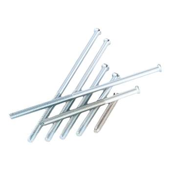 Extended small flat head diameter tightening screw