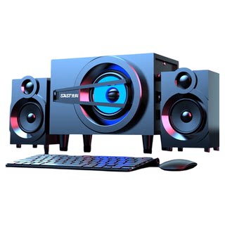 先科电脑音响家用台式机笔记本超重低音炮手机蓝牙高音质小型音箱