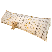 Double long pillowcase pure cotton 1 8m couple home pure cotton extended pillowcase single pillow core liner cover 1 5m 2