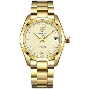 Shanghai diamond watch men's automatic mechanical watch waterproof luminous fashion watch 6102 official authentic men's watch