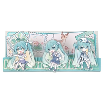 (In stock) Hatsune Miku Guangbo genuine co-branded acrylic wallet holder two-dimensional peripherals Lets go on an outing together series office test paper holder holder file folder wallet holder stationery