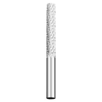 Carbide rotary file extended tungsten steel grinding head
