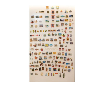 Refrigerator display board household magnetic suction board without punching