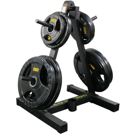 Household large hole small barbell rack