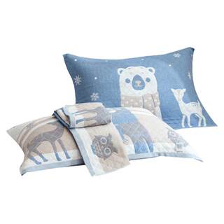 Jialiya cartoon double-layer gauze pillow cover enlarged and thickened