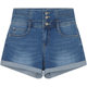 Semir jeans women's high waist shorts black 2023 summer new style small slim straight short pants trendy
