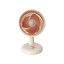 Small Fan Desktop Ultra Silent Office Portable Carry-on Student Dormitory Bedside Mini Mini Desktop Rechargeable Powerful Extra-long Cruise Summer Home Cooling Usb Electric Fan