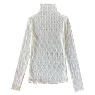 Wen xian wears autumn and winter lace bottoming shirt