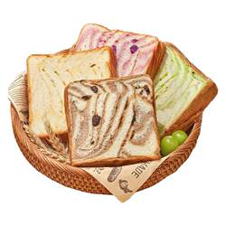 Thick-Cut Toast Bread, Whole Box, Breakfast Milk, Hand-Torn Thick Slices, Meal Replacement, Small Snacks, Casual Food, Nutritious