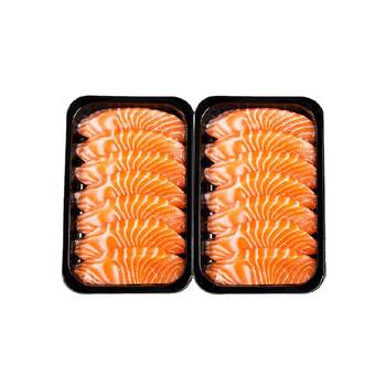 Queen's choice and fresh icelandic salmon sashimi