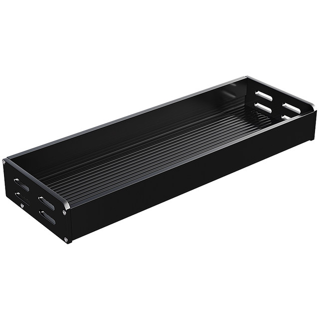 Kitchen shelf wall-mounted hole-free