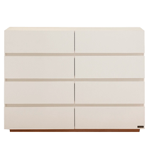 Quanyou Home Modern Simple Eight Drawer Cabinet Bedroom Storage Cabinet Living Room Drawer Wall Storage Cabinet 129918