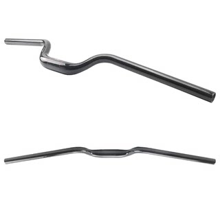 Full carbon fiber mountain folding bike handlebar 9 degrees swept back