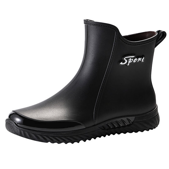 雨鞋男2023新款短筒雨靴外穿潮流休闲厨房防滑钓鱼鞋胶鞋防水耐磨