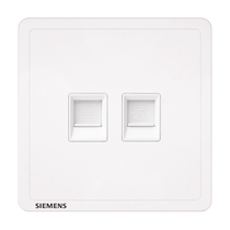 Siemens Switch Socket Panel-Elegant White 86 Type Home Phone Computer