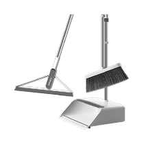 David broom dustpan set household sweeping non-stick hair artifact combination broom magic wiper large