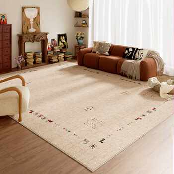 Imitation sisal carpet living room 2026 new no-wash wipeable sofa coffee table bedroom floor mat large area full-cover dirt-resistant