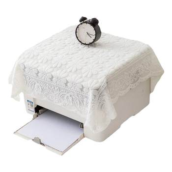 Lace solid color multi-purpose cover with dustproof cover thickened