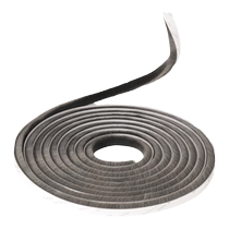 Door seam sealing strip window windshield artifact door bottom windproof strip door and window gap glass push-pull slot self-adhesive wool strip