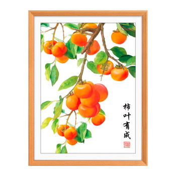 Shiye youcheng cross stitch 2026 ໃຫມ່ຫ້ອງດໍາລົງຊີວິດ thread embroidery ຊຸດຫມາກໄມ້ທີ່ທັນສະໄຫມງ່າຍດາຍ embroidery ງ່າຍດາຍມີຄວາມຫມາຍທີ່ດີ