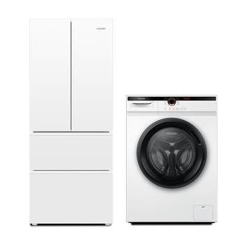 Haier ice washing set washing and drying plus 342l refrigerator