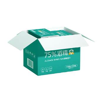 Deyou 75 Degree Disinfectant Wipes Portable Pack of 100 Alcohol Wet Wipes ສໍາລັບເດັກນ້ອຍ ແລະນັກສຶກສາ ພິເສດຊຸດດຽວ