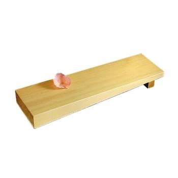 Long strip japanese wooden sushi serving platter