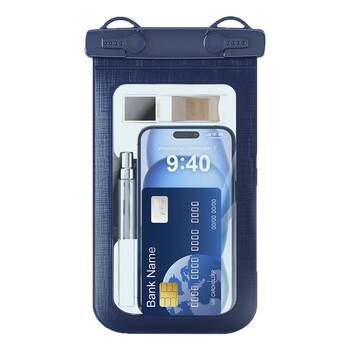 Swimming Waterproof Phone Pouch with Arm Strap, Sealed Protective Case for Arm, Wrist, and Snorkeling, Touchscreen Compatible