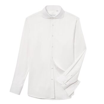 Bamboo fiber windsor collar shirt no ironing