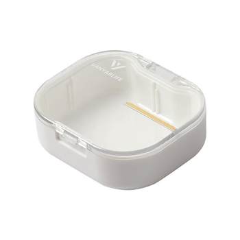 Portable brace storage box with you