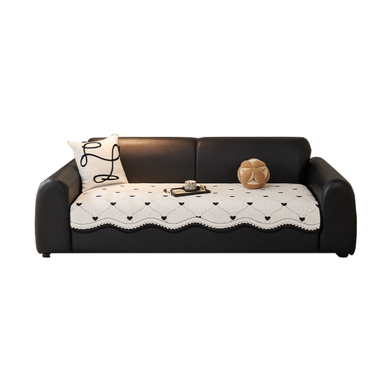 
High-end leather sofa cover cushion four-season universal 2025 new one-piece straight non-slip cushion sofa cover cloth