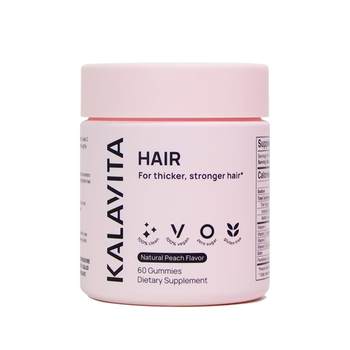 KALAVITA Hair Pink Diamond Hair Care Gummy Biotin Hair Care Powder Bottle