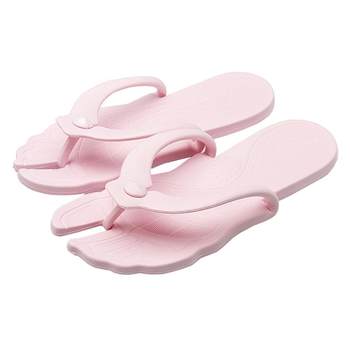 Portable foldable slippers travel, swimming, bathing, anti-slip