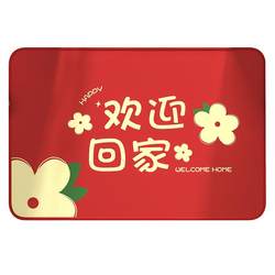 Entrance floor mat, entrance door absorbent foot mat, non-slip door mat, red carpet door cutting, entrance door dust removal