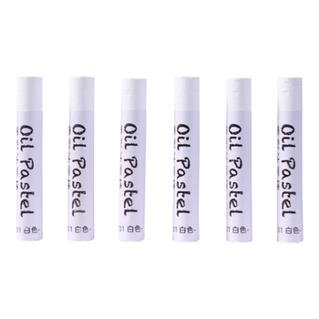 Colorful Heavy-Duty Oil Pastels, Single Color, Single Stick, Child-Safe, Ultra-Soft, Refill Pack of 6, Soft Heavy-Duty Multi-Color Options Available, Professional Oil Pastels for Elementary School Students, Art-Specific, DIY Painting Gift