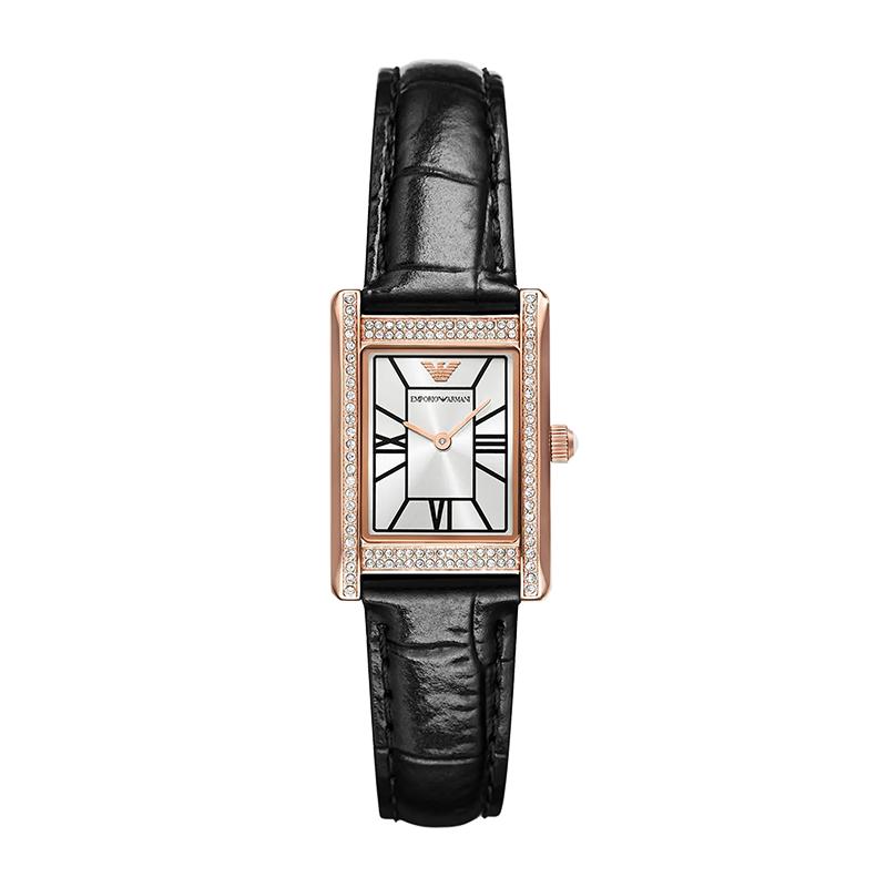 Armani Armani watch small square watch temperament casual women light luxury AR11624 girls gift