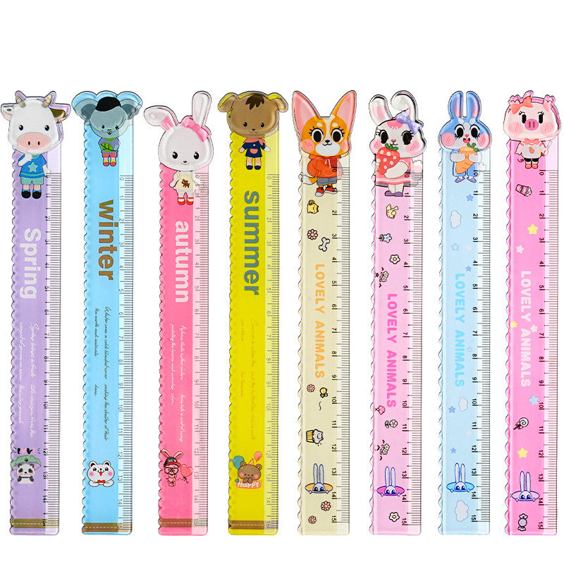 Elementary school student reward small gift cartoon ruler