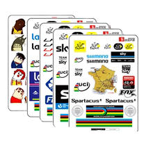 Tour de France bicycle stickers color-changing mountain bikes personalized car stickers body-fitting road bikes childrens balance bike frame stickers