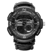 Camouflage military watch marathon waterproof multi-functional military fan survival military tactical outdoor compass watch electronic watch