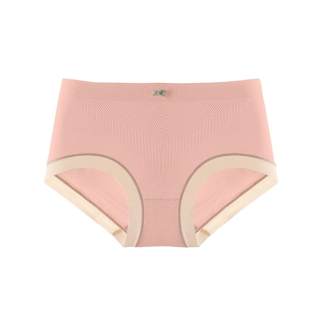 UFEEL内裤女无痕一片式收腹裤裸感冰丝内裤女三角裤运动短裤8667