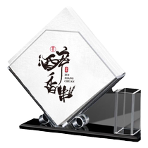 Acrylic tissue box plexiglass hotel commercial European style creative hotel western restaurant personalized tissue holder customization