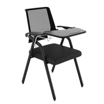 Folding training chair with tableboard meeting chair with writing boardroom meeting chair chair in one training class chair