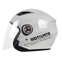 Mustang electric vehicle helmet 3C certified mens and womens winter motorcycle half helmet four-season universal battery vehicle safety helmet