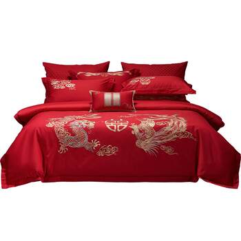 Belles wedding four-piece wedding quilt four-piece wedding set