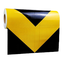 30CM50cm arrow reflective film guide reflective sticker highway toll station guardrail warning tape anti-collision