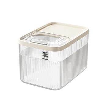 Household moisture-proof rice bucket transparent | thousands of people repurchase