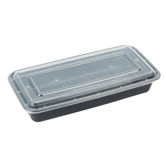 0 Packing box with rectangular convex lid for barbecue seafood