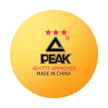 Peak/Peak Samsung 3-star table tennis professional competition training ທົນທານສູງ elastic ວັດສະດຸໃຫມ່ d40 ບານ tennis